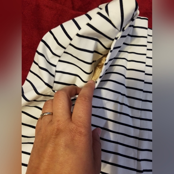 NWT Zara Basic Collection Size XS Color White/Black - Picture 4 of 6